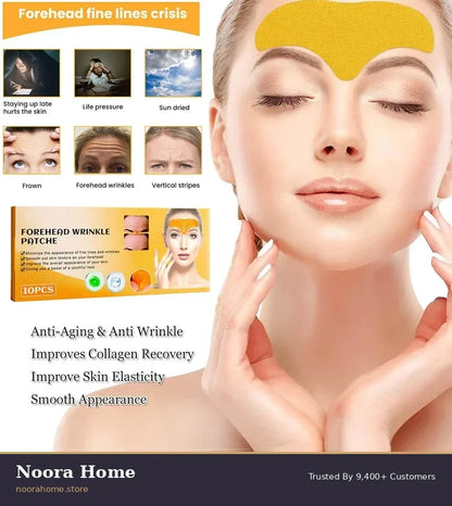 Woman Forehead Smooth Wrinkle Patches