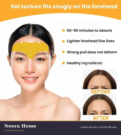 Woman Forehead Smooth Wrinkle Patches
