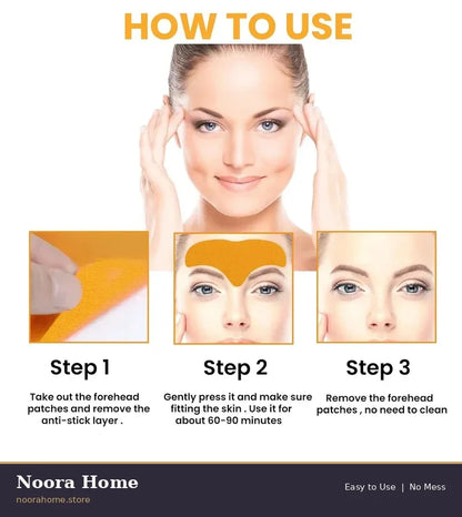 Woman Forehead Smooth Wrinkle Patches