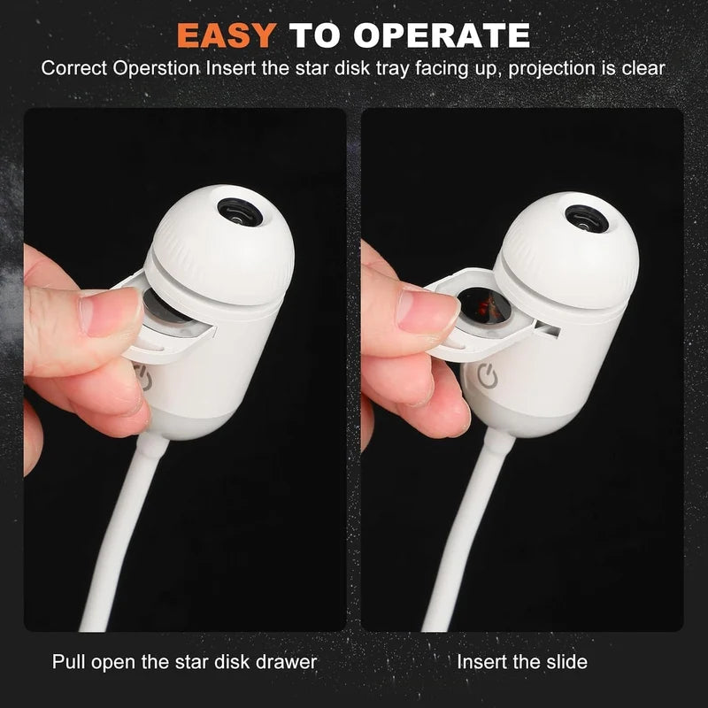 Portable Mini USB Starry Sky Projection Lamp