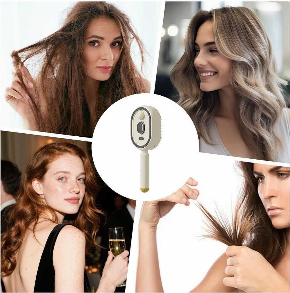 LumiMist 3-in-1 Steam Hair Brush