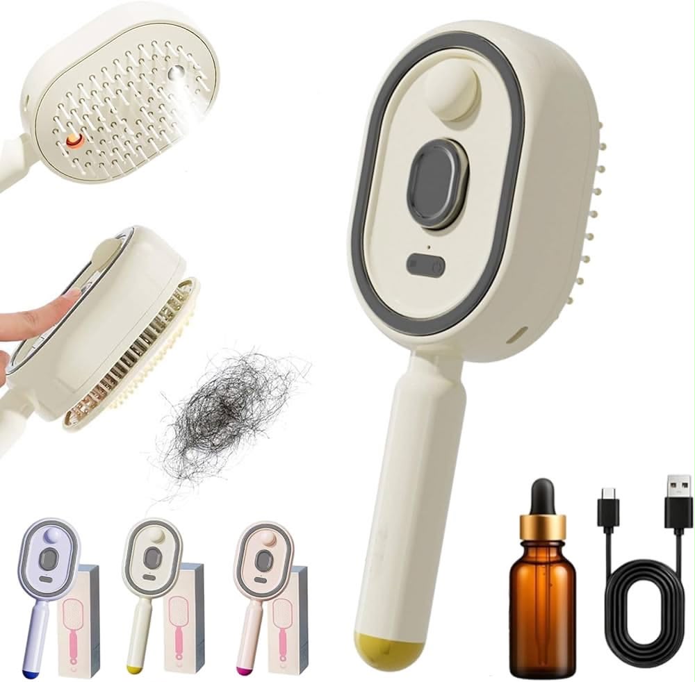 LumiMist 3-in-1 Steam Hair Brush