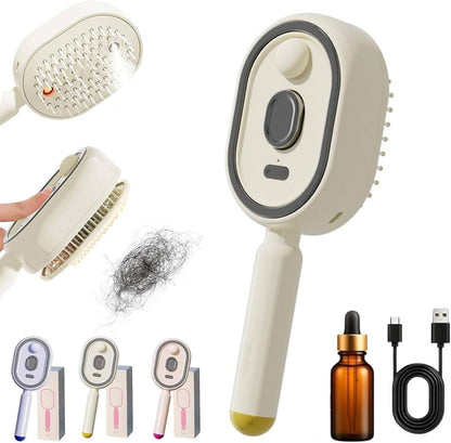 LumiMist 3-in-1 Steam Hair Brush