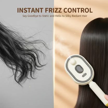 LumiMist 3-in-1 Steam Hair Brush