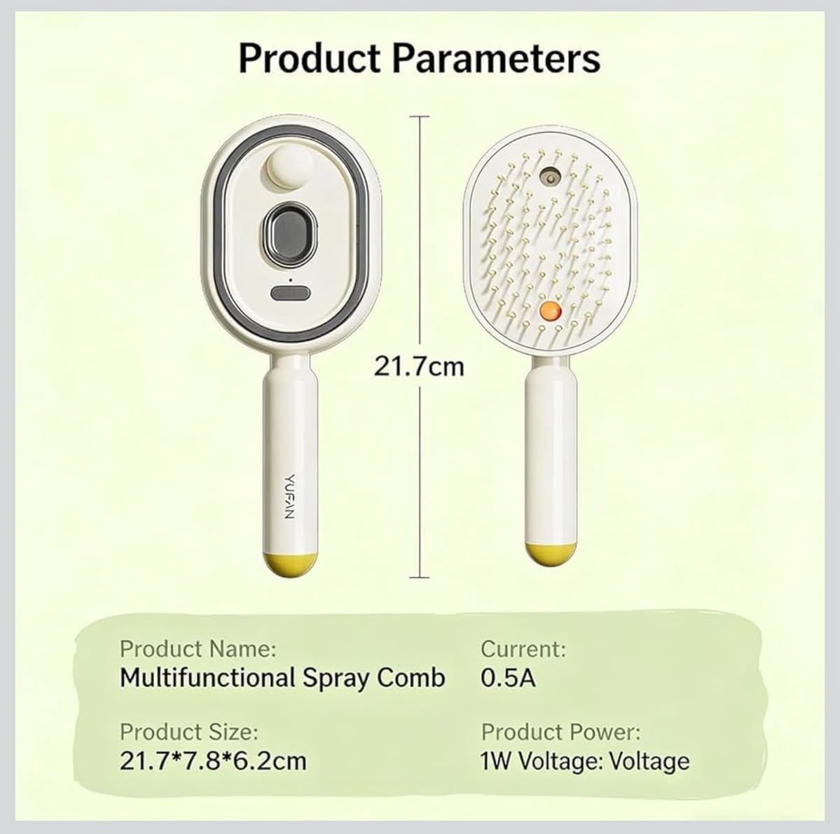 LumiMist 3-in-1 Steam Hair Brush