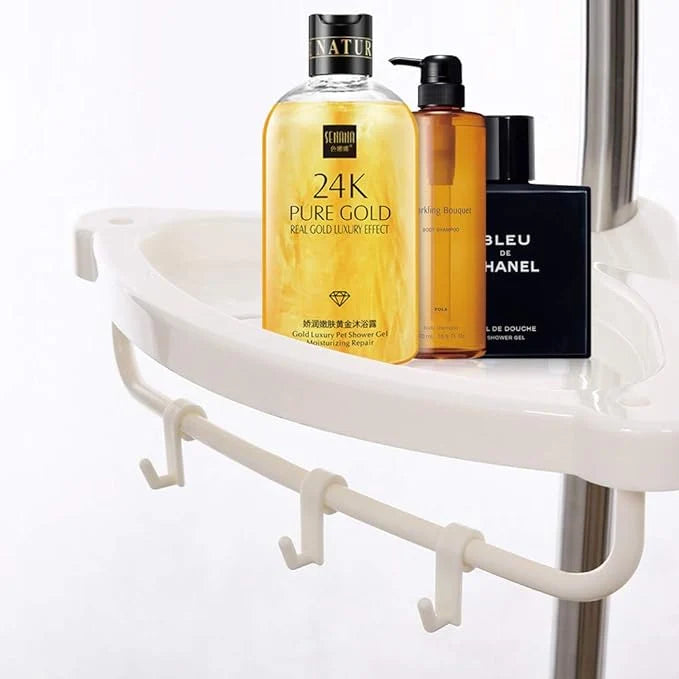 No-Drill Multi-function Corner Shelf