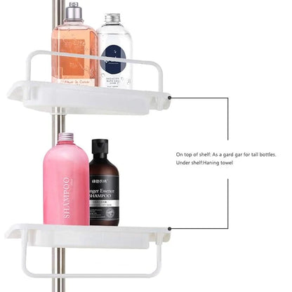 No-Drill Multi-function Corner Shelf
