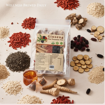 Ginseng Five Treasure Tea