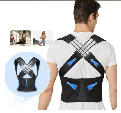 Adjustable Posture Support Brace — Back & Shoulder