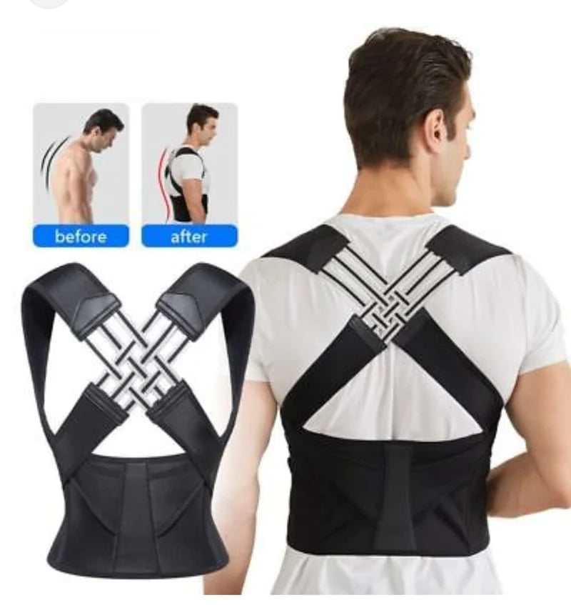 Adjustable Posture Support Brace — Back & Shoulder