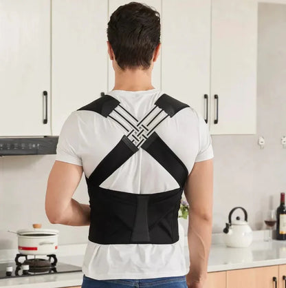 Adjustable Posture Support Brace — Back & Shoulder